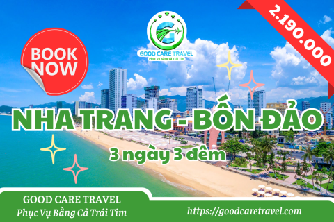 TOUR NHA TRANG 4 ĐẢO KẾT HỢP TEAMBUILDING - 03 NGÀY 03 ĐÊM